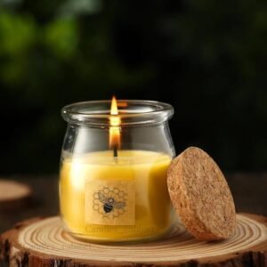Beeswax Candle Jar